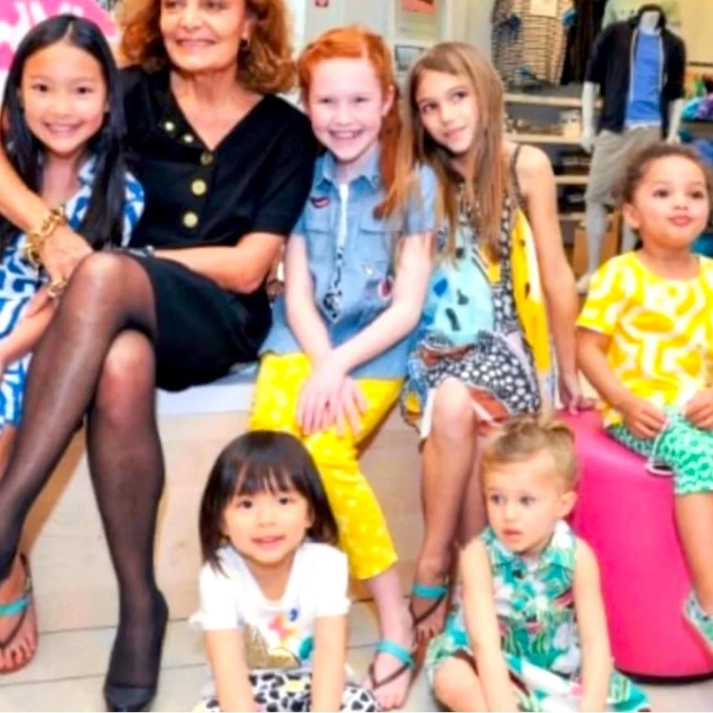 Gap kids Diane Von Furstenberg DVF POP ART floaty floral pleated dress NWOT XL - Picture 4 of 5